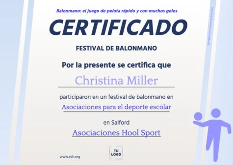 Edita un póster de Balonmano