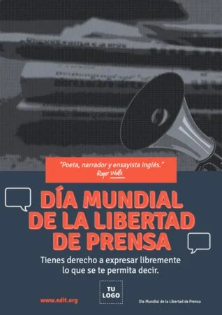 Edita un banner de Libertad de Prensa