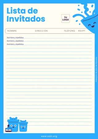 Edita una Lista de Invitados