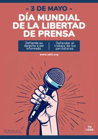 Edita un banner de Libertad de Prensa