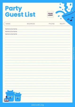 Edit a Guest List