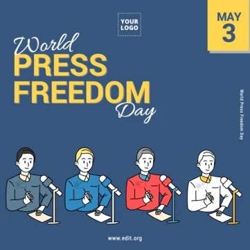 Edit a World Press Day banner
