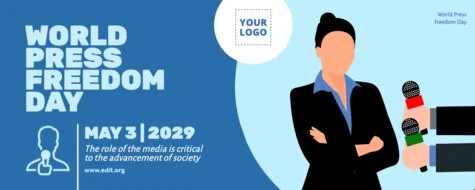 Edit a World Press Day banner