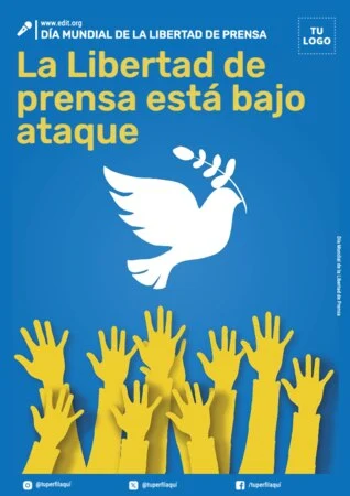 Edita un banner de Libertad de Prensa