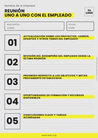 Edita una plantilla A4