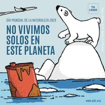 Edita un flyer de naturaleza