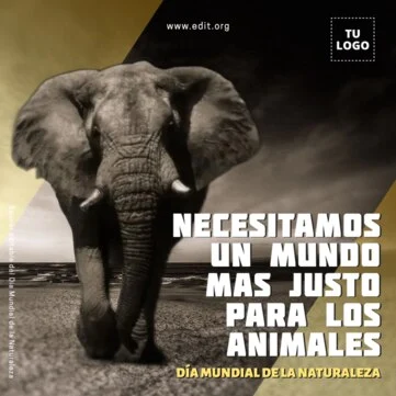 Edita un flyer de naturaleza