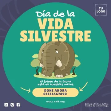 Edita un flyer de naturaleza