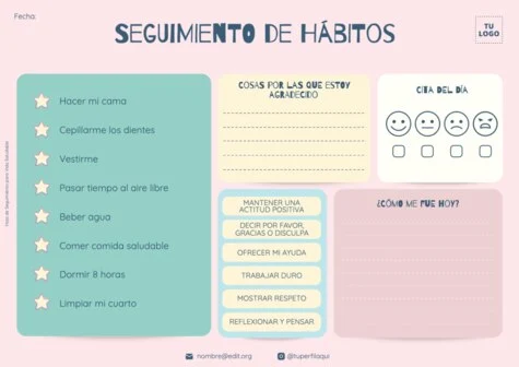 Edita una hoja de seguimiento