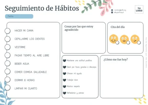 Edita una hoja de seguimiento