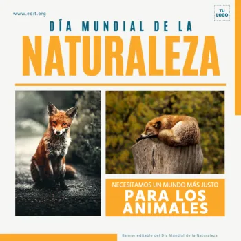 Edita un flyer de naturaleza