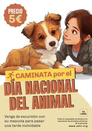 Edita un folleto para caminatas