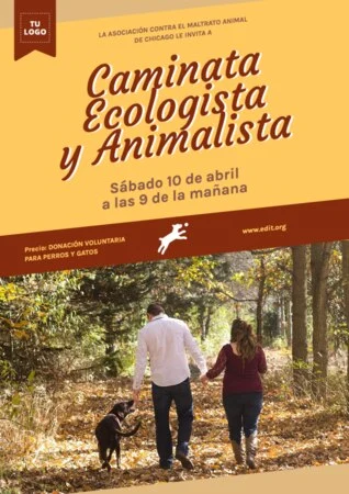 Edita un folleto para caminatas