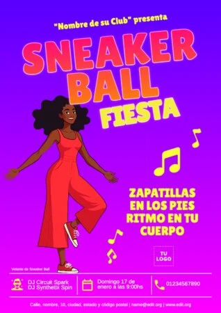 Edita un cartel para tu evento