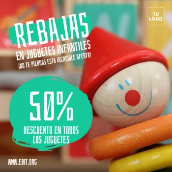 Edita un diseño para jugueterías