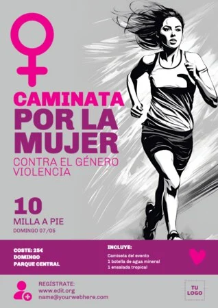 Edita un folleto para caminatas