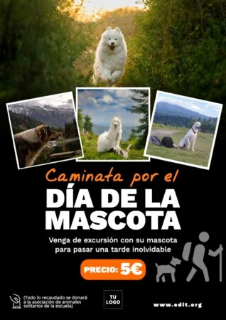Edita un folleto para caminatas