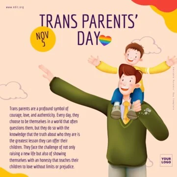 Edite um template sobre o Dia do Orgulho LGBTQI