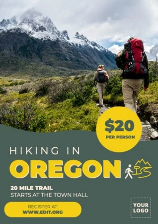 Edit a design to promote hikes