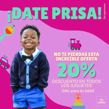 Edita un diseño para jugueterías
