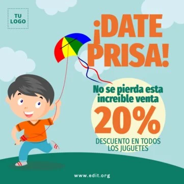 Edita un diseño para jugueterías