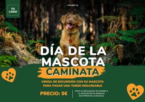 Edita un folleto para caminatas