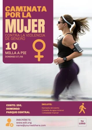 Edita un folleto para caminatas