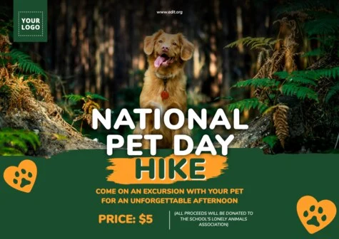 Publicar um folheto para caminhadas