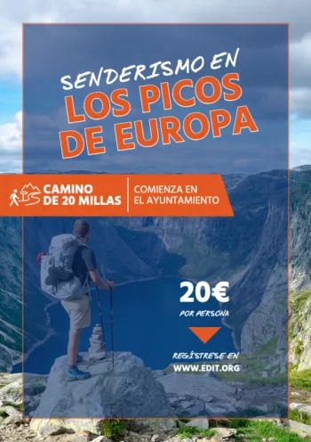 Edita un folleto para caminatas