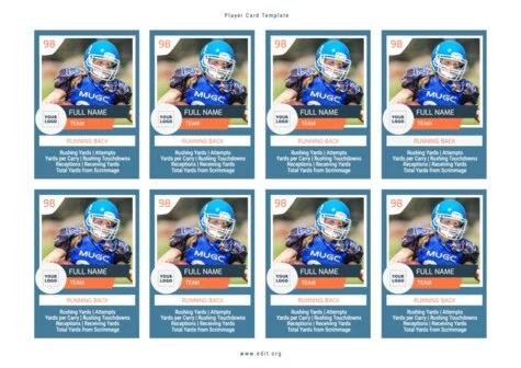 Edit a sports trading card