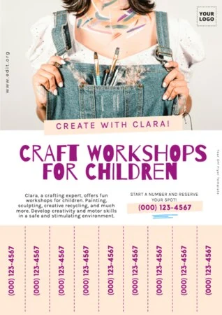 Edit a Workshop poster template