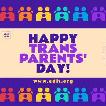 Edite um template sobre o Dia do Orgulho LGBTQI