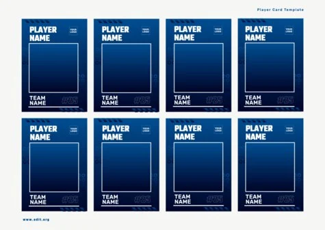 Edit a sports trading card