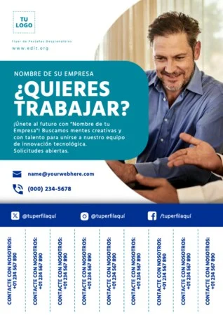 Edita un flyer con pestañas