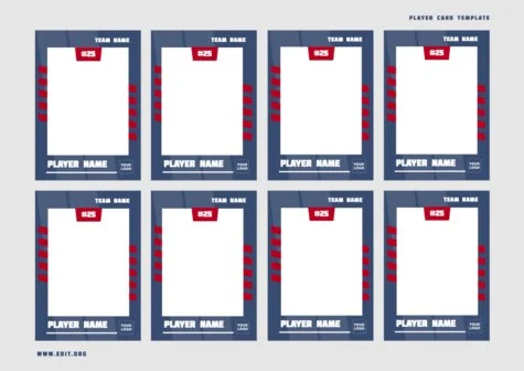 Edit a sports trading card