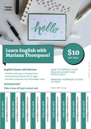 Edit a template for your language classes