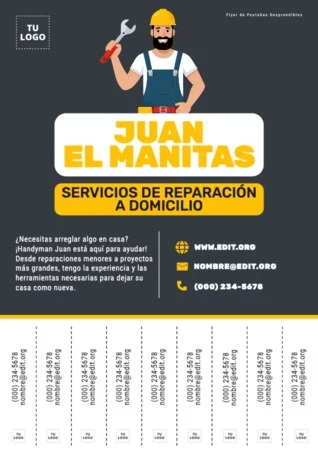 Edita una plantilla para manitas