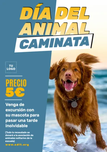 Edita un diseño del Día de las Mascotas
