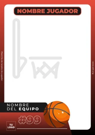 Edita un diseño para baloncesto
