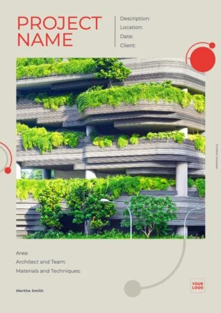 Edit a poster for architecture services