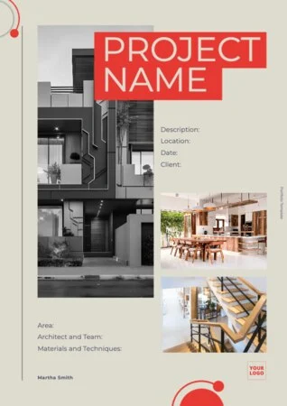 Edit a poster for architecture services