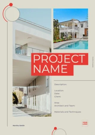 Edit a poster for architecture services