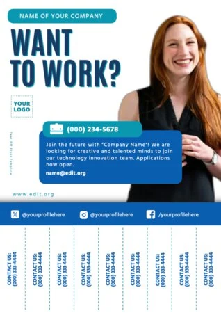 Edit a staff wanted design