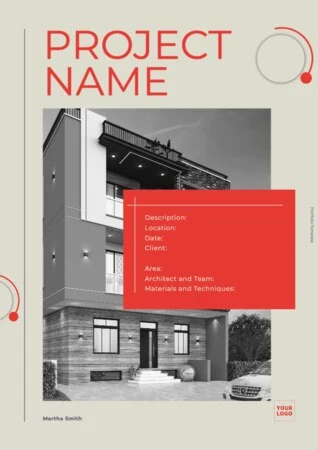 Edit a poster for architecture services