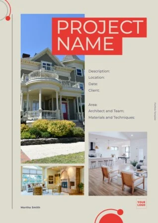 Edit a poster for architecture services