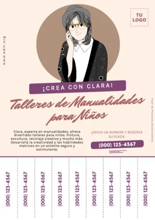 Edita un flyer de taller