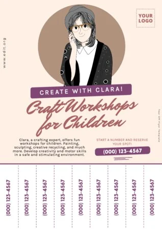 Edit a Workshop poster template