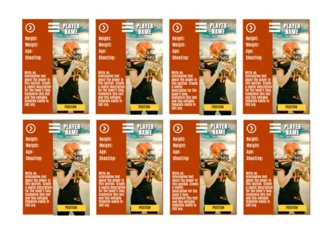 Edit a sports trading card