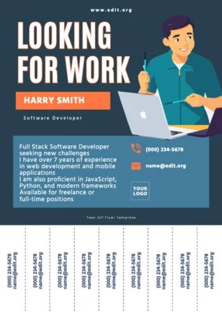 Edit a staff wanted design