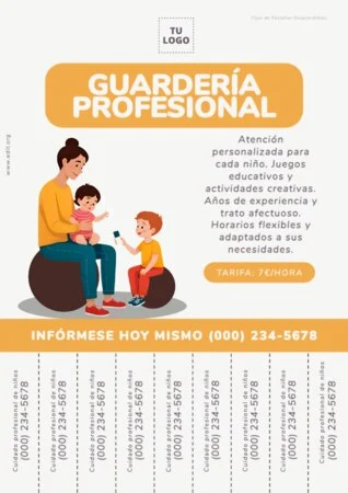 Edita un anuncio de guardería